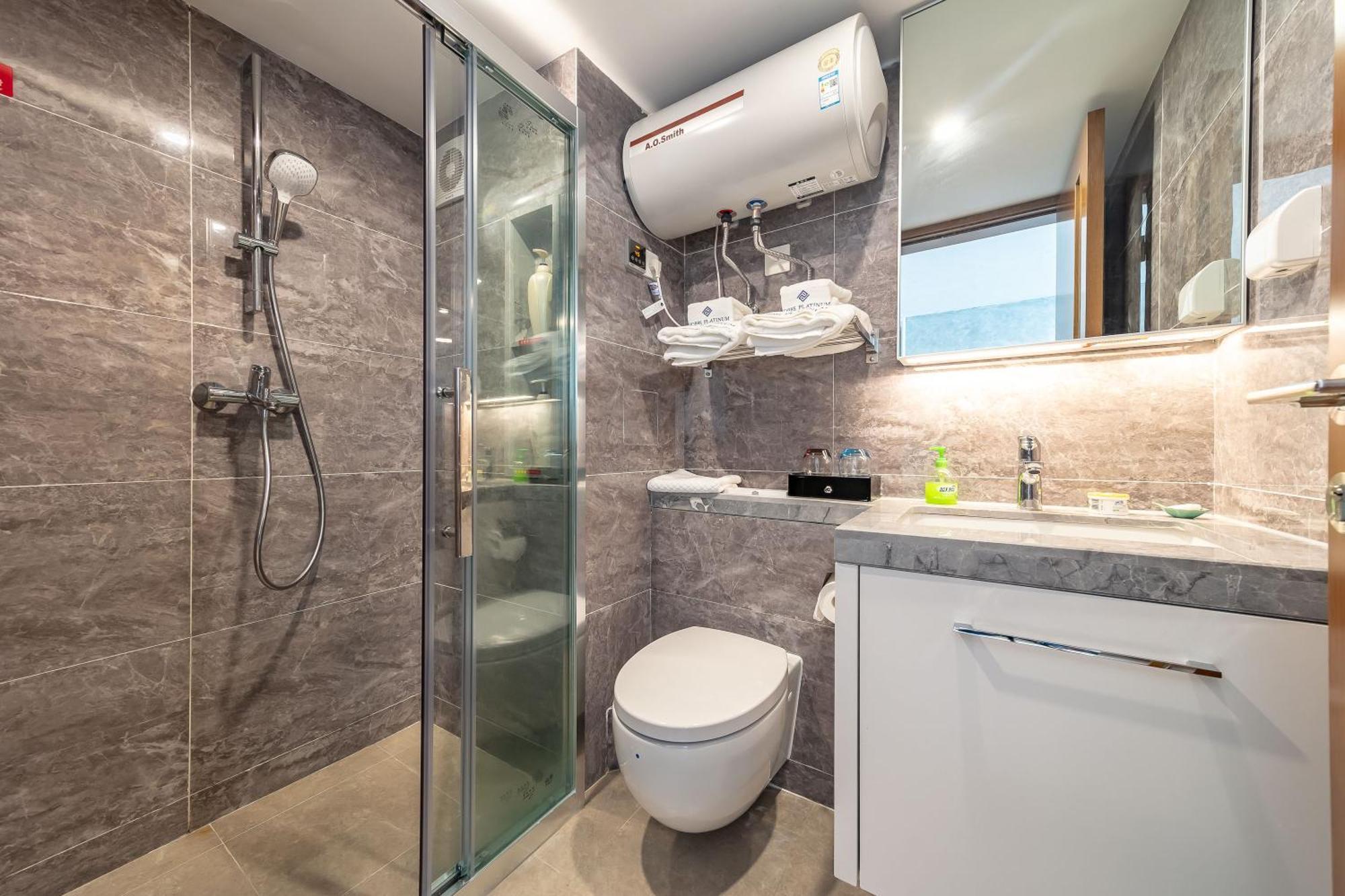Boruisi Plaza Residence Apartment - Shenzhen Futian Convention & Exhibition Center Exteriör bild