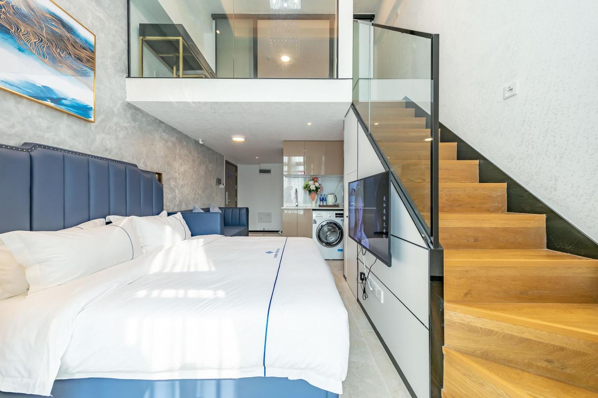 Boruisi Plaza Residence Apartment - Shenzhen Futian Convention & Exhibition Center Exteriör bild