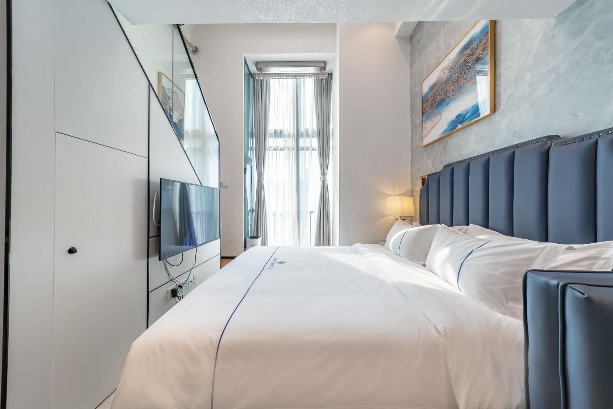 Boruisi Plaza Residence Apartment - Shenzhen Futian Convention & Exhibition Center Exteriör bild