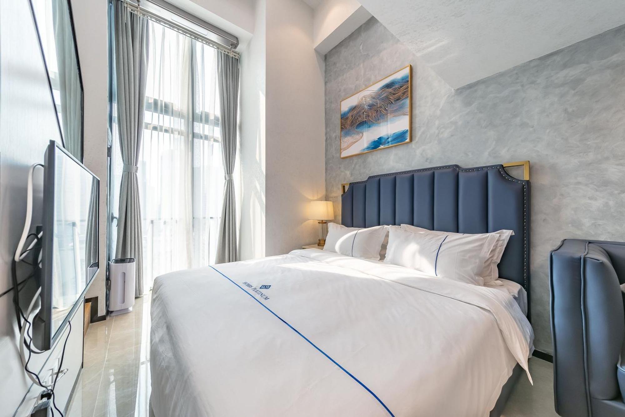 Boruisi Plaza Residence Apartment - Shenzhen Futian Convention & Exhibition Center Exteriör bild
