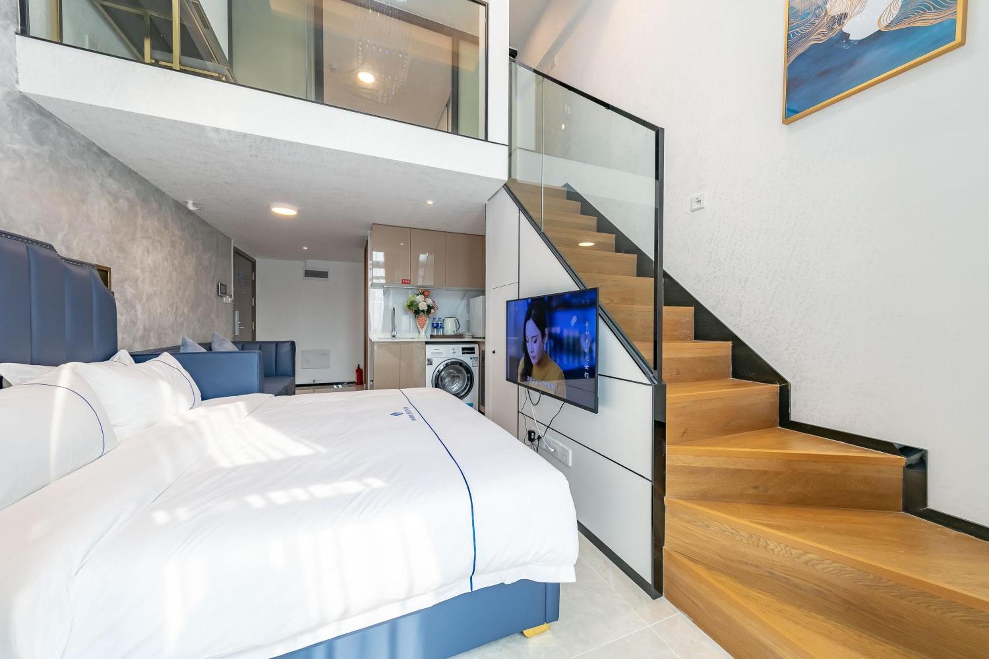 Boruisi Plaza Residence Apartment - Shenzhen Futian Convention & Exhibition Center Exteriör bild