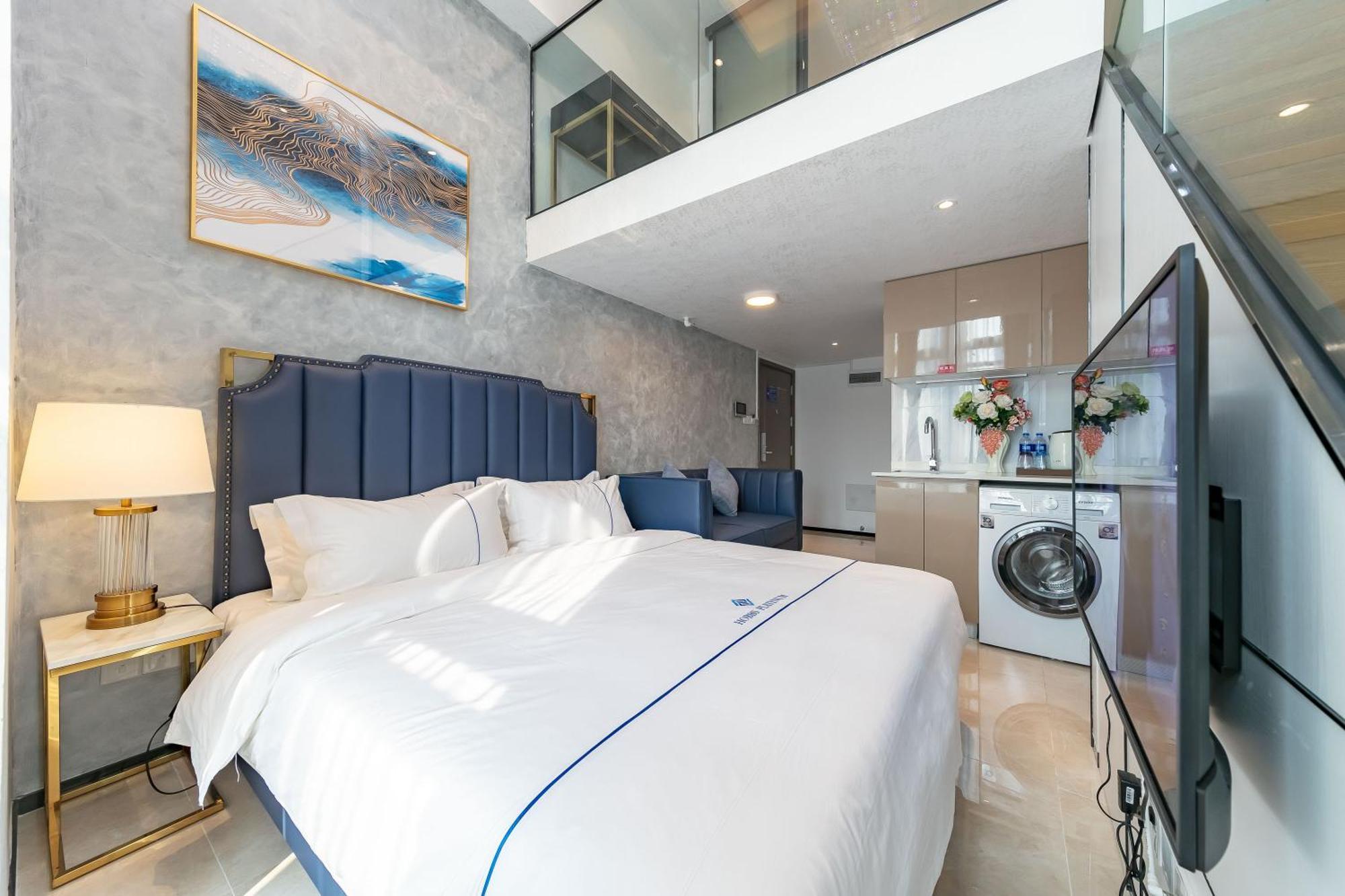 Boruisi Plaza Residence Apartment - Shenzhen Futian Convention & Exhibition Center Exteriör bild