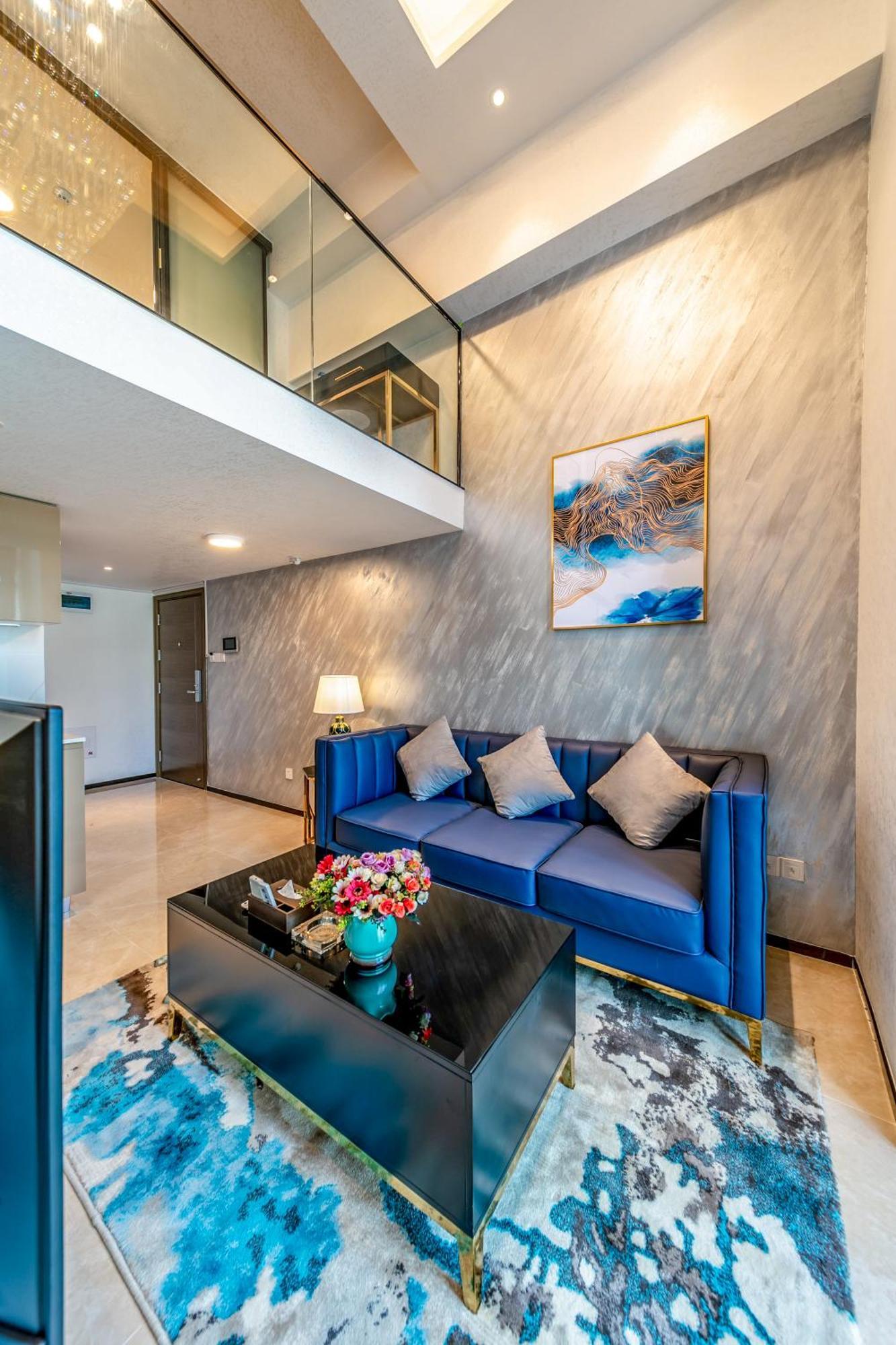 Boruisi Plaza Residence Apartment - Shenzhen Futian Convention & Exhibition Center Exteriör bild