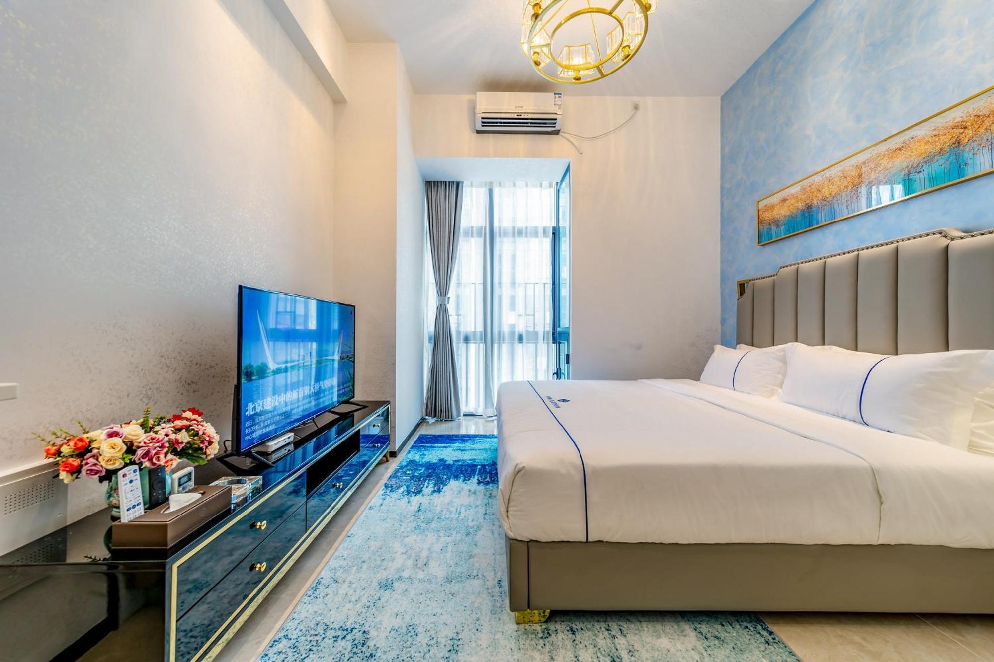 Boruisi Plaza Residence Apartment - Shenzhen Futian Convention & Exhibition Center Exteriör bild