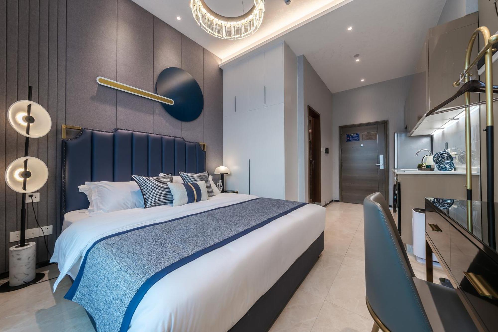 Boruisi Plaza Residence Apartment - Shenzhen Futian Convention & Exhibition Center Exteriör bild