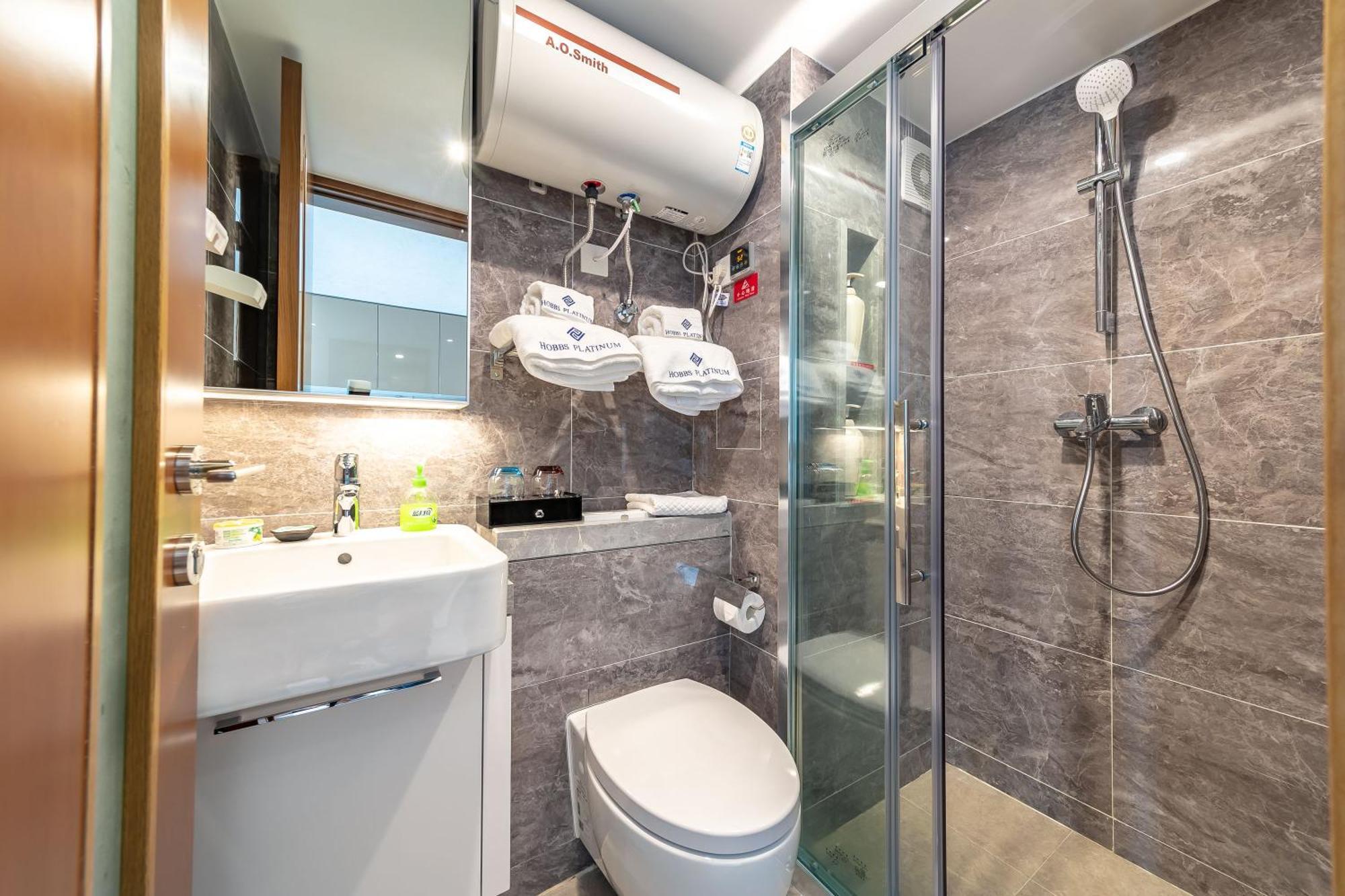 Boruisi Plaza Residence Apartment - Shenzhen Futian Convention & Exhibition Center Exteriör bild