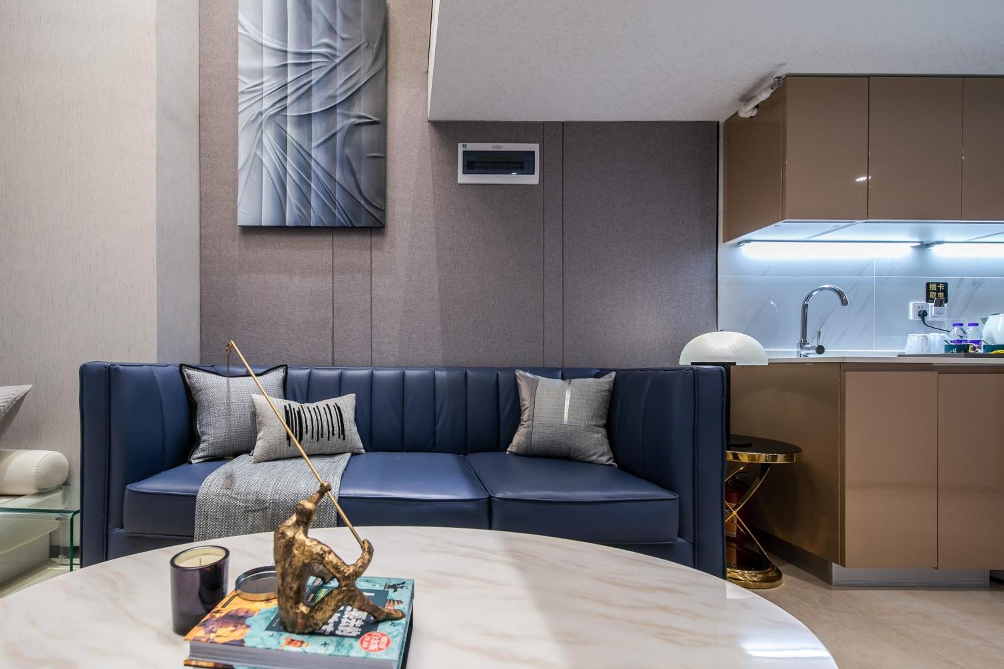Boruisi Plaza Residence Apartment - Shenzhen Futian Convention & Exhibition Center Exteriör bild