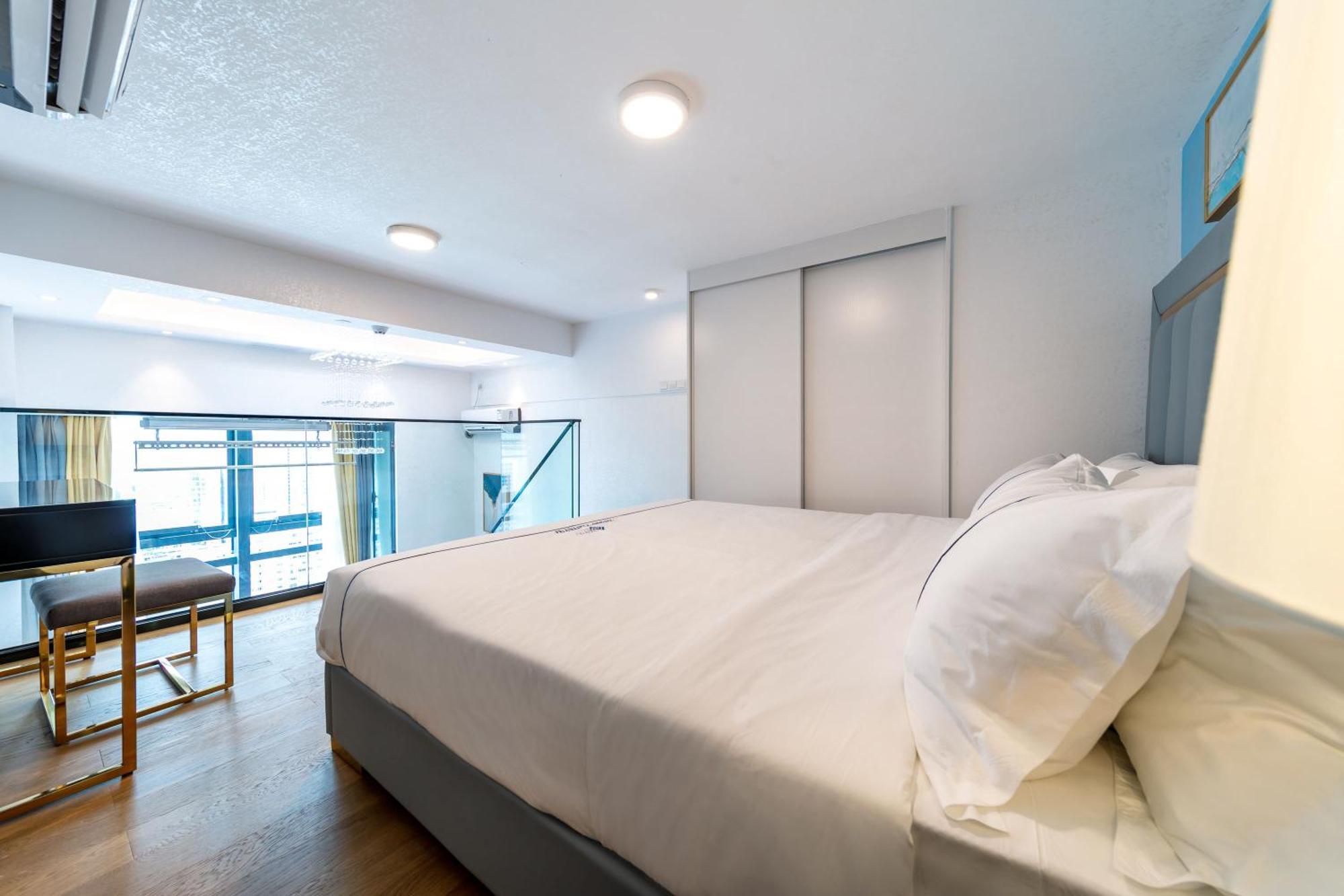 Boruisi Plaza Residence Apartment - Shenzhen Futian Convention & Exhibition Center Exteriör bild
