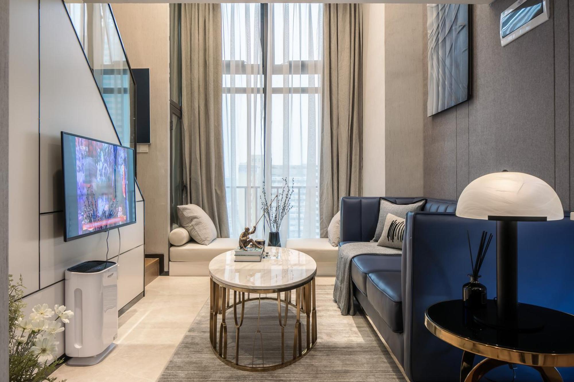 Boruisi Plaza Residence Apartment - Shenzhen Futian Convention & Exhibition Center Exteriör bild