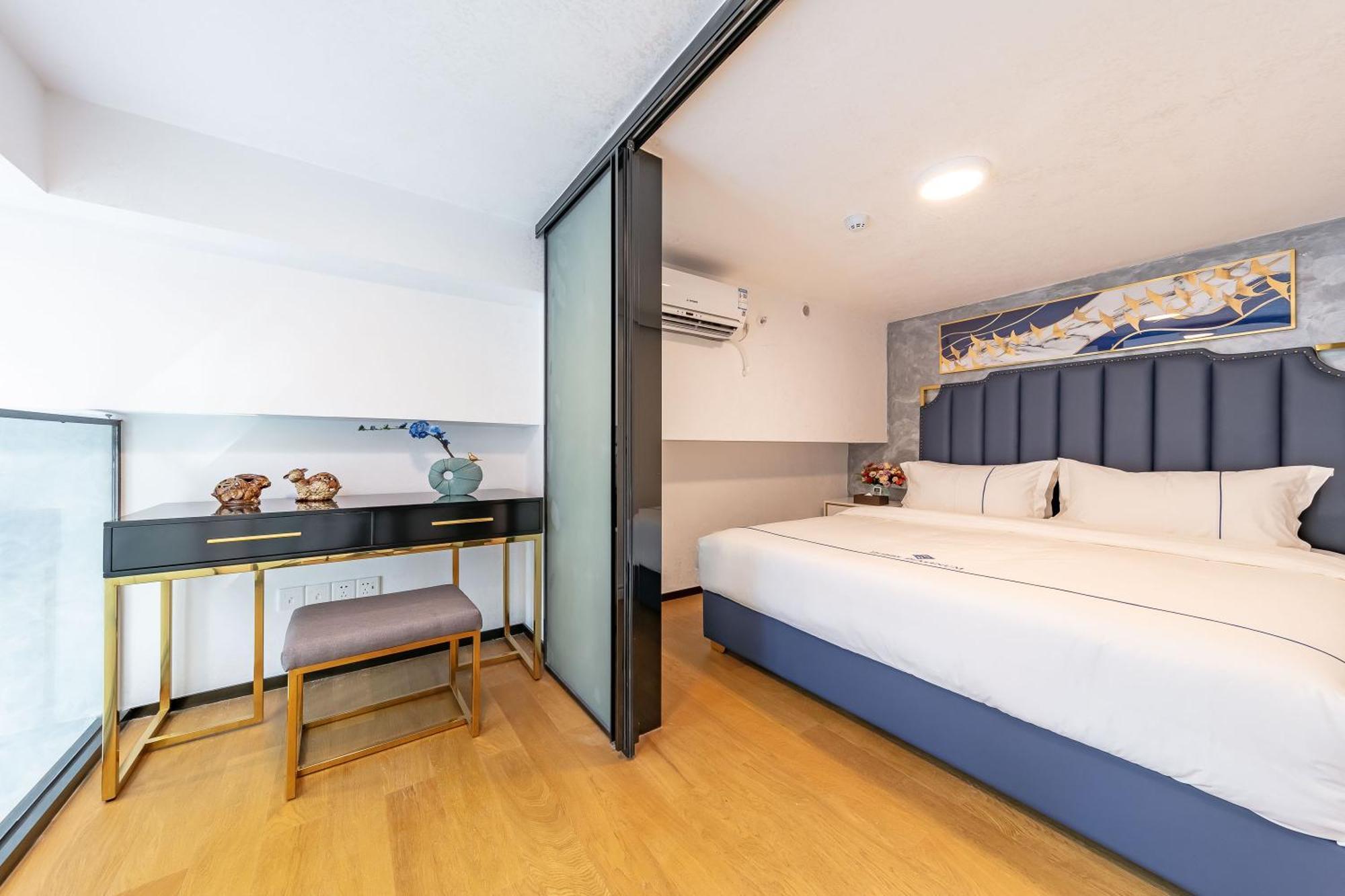 Boruisi Plaza Residence Apartment - Shenzhen Futian Convention & Exhibition Center Exteriör bild